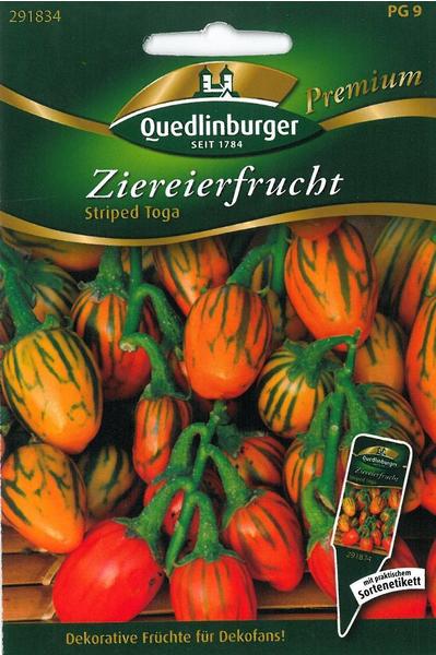 Quedlinburger Saatgut Ziereierfrucht Striped Toga