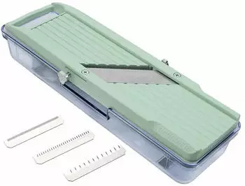 Benriner Gem&uuml;sehobel gr&uuml;n mit Auffangbeh&auml;lter (BN-30GRB)
