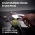 GOURMET EASY Knoblauchpresse Herz-Edition Edelstahl, für grobes Knoblauchhack (2. Coarse Mince)