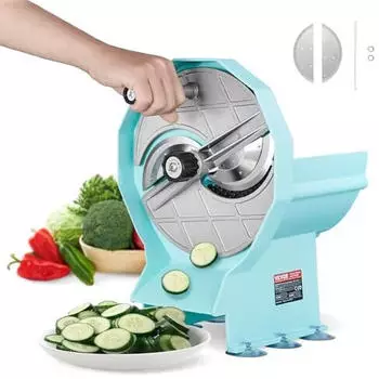 VEVOR Gem&uuml;se- und Obstschneider manuell 0&ndash;12 mm Dicke einstellbar