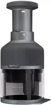 Zyliss Zick-Zick 3 Gem&uuml;sehacker in schwarz