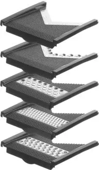 Hendi Ersatz-Schneidscheiben für Mandoline 222614, 5-teilig (229903)