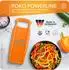 Börner Roko PowerLine Gemüseschneider-Set mit Fruchthalter, orange