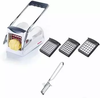 Westmark Famos Pommes-Frites-Schneider mit Sparsch&auml;ler, 2-tlg. Set (118022E7)