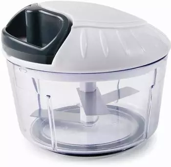 Lacor Sharp Manueller Zerkleinerer mit Sch&uuml;ssel, 0,5L (60299)