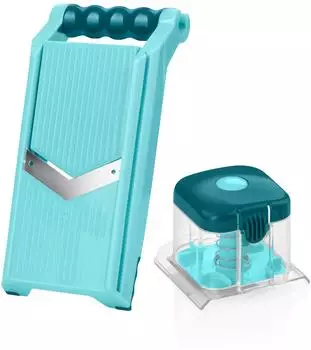 Genius Nicer Dicer Chef Professional verstellbarer Gemüsehobel, 2-tlg. (A26373)