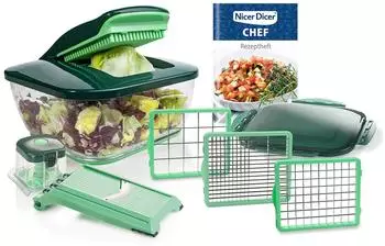 Genius Nicer Dicer Chef Gemüseschneider 10-teilig (A07433)