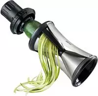 Gefu Spiralschneider XL SPIRELLI &brvbar; silber &brvbar; Edelstahl,Kunststoff &brvbar; Ma&szlig;e (cm): H:
