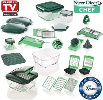 Genius Nicer Dicer Chef 34-teilig