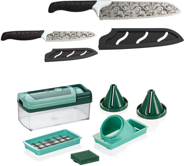 Genius Magic Cut (Set 10tlg.) | inkl. GRATIS Nicer Dicer Fusion smart