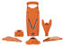 Börner Gemüsehobel V5 PowerLine Profi Set mit 2 Messereinschüben und Dockingstation, orange
