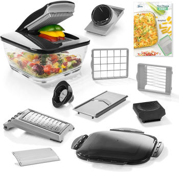 Genius Nicer Dicer Chef 15-teilig grau