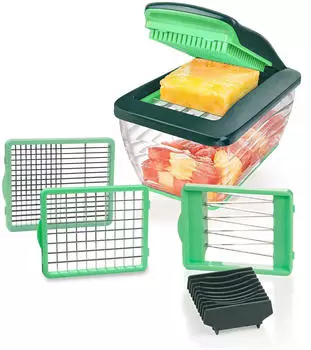 Genius Nicer Dicer Chef S Deluxe-Set 7 tlg. gr&uuml;n