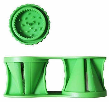 Fackelmann 44115.0 Gemüse Spiralschneider/2 in1, Multiply, grün