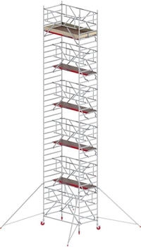 Altrex RS Tower 42-S Fahrgerüst mit Safe-Quick Geländer, Holzplattform, 1,35 x 2,45 m (T420023)