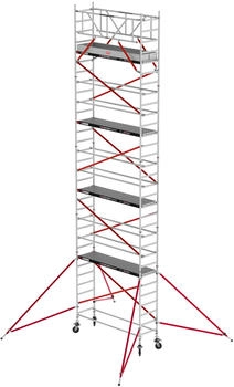 Altrex Fahrgerüst RS Tower 51 Aluminium mit Fiber-Deck Plattform 0,75x2,45m Arbeitshöhe 10,20m (T510016)