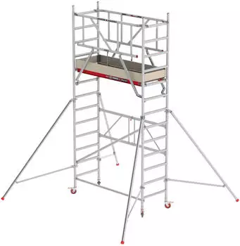 Altrex RS Tower 44-POWER Fahrger&uuml;st Alu, Holzplattform, 0,75x1,85m, AH 4,80m (T440032)
