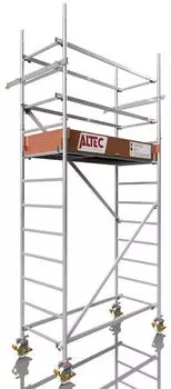 ALTEC Rollfix 2.0 400 Fahrgerüst Alu, 4m Arbeitshöhe, Lenkrollen Ø150mm (R04-LR150SP-WV-2.0)
