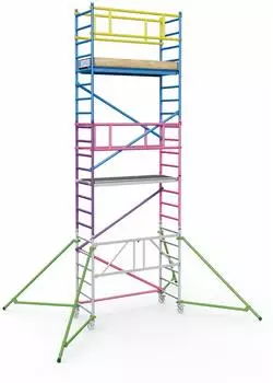 Zarges PaxTower Aufstockpaket 1T 2m, hellblau (53554)