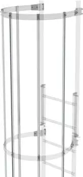 Munk R&uuml;ckenschutzstrebe 3m, Aluminium blank (062235)