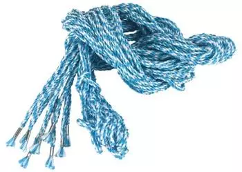 Kerbl Ger&uuml;ststrick blau-wei&szlig; 2,5m &Oslash; 8mm, 10er-Pack (29577)