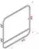 Hymer Durchgangssperre ohne Fußleiste, Aluminium, 632x618mm (0055636)
