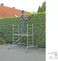 Krause - Arbeits-grundger&uuml;st Monto Climtec Aluminium 3 M Plattformleiter