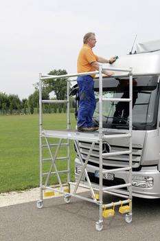 G&uuml;nzburger Steigtechnik Aluminium Klappger&uuml;st Arbeitsh&ouml;he 360 cm
