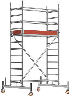 Layher Fahrger&uuml;st Uni Leicht 3207