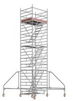 Fahrger&uuml;st Uni Komfort P2 Arbeits-B1500xL1800mm Alu.Ger&uuml;sth&ouml;he 7430mm 2 kN/m2