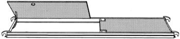 Hymer Bühne mit Durchstiegsklappe 2,95 x 0,65 m (627324)