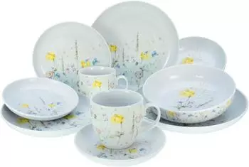 CreaTable Kombiservice Allround (10-tlg.) Blume CreaTable Kombiservice Allround (10-tlg.) Blume