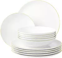 Seltmann Weiden Tafelservice "Teller Set, Geschirr-Set Liberty Goldrand" Geschirr,