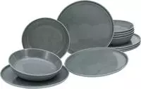 CreaTable Tafelservice "Teller Set, Geschirr-Set Chef Collection" Suppenteller,