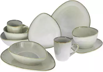 CreaTable Kombiservice Cloudy wei&szlig; (10-tlg.)