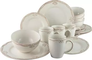 CreaTable Romantic Vintage Kombiservice 16-teilig creme