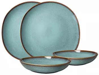 Villeroy & Boch Lave glacé Tafel-Set 4-tlg Villeroy & Boch Lave glacé Tafel-Set 4-tlg