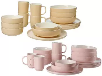 Ritzenhoff & Breker Kombiservice Jasper XXL rosa + vanille (32-tlg.)