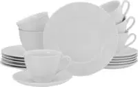 CreaTable Kaffeeservice "Barcelona" klassischer Manufakturstil
