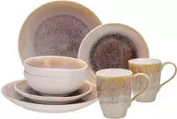 CreaTable Kombiservice "Caldera" irisierende Glasur