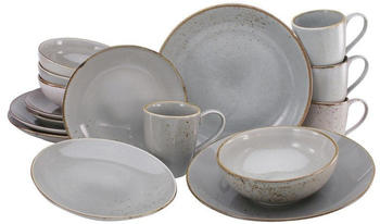 CreaTable Kombiservice Nature Collection (16-tlg.) natur grau