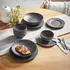 Villeroy & Boch MANUFACTURE ROCK Kombiservice 16-tlg Schwarz