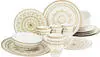 CreaTable Kombiservice Mandala Gold (16-tlg.) weiß