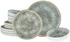 CreaTable Uno Volcano Teller Set 12-tlg braun grau