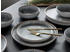 CreaTable Uno Volcano Teller Set 12-tlg braun grau
