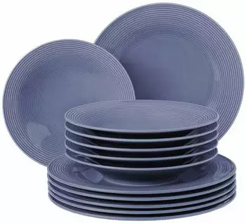 Seltmann Weiden Beat Tafelservice (12-tlg.) Color Glaze Fliederblau Seltmann Weiden Beat Tafelservice (12-tlg.) Color Glaze Fliederblau