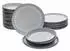 CreaTable Nordic Fjord Geschirr-Set 12-tlg grau