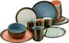 CreaTable RUSTIKAL Collection Geschirrset 16-tlg Pastell Effekt (22974)