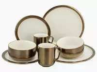 Creatable KOMBISERVICE Wei&szlig;, Gold