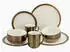 CreaTable MODERN INDUSTRIAL Kombiservice 8-tlg Weiß goldfarben
